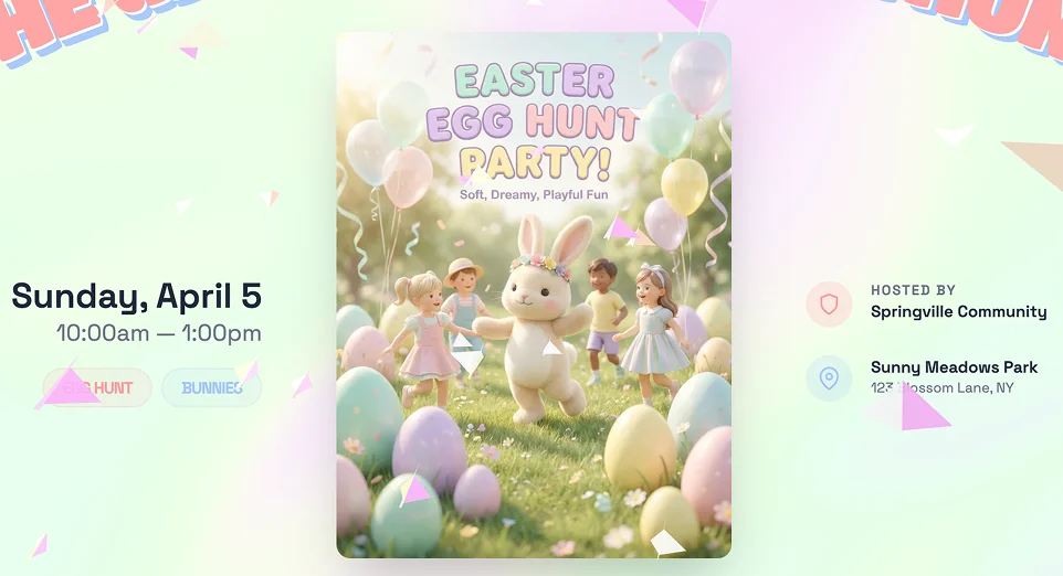 Easter Egg Hunt Invite